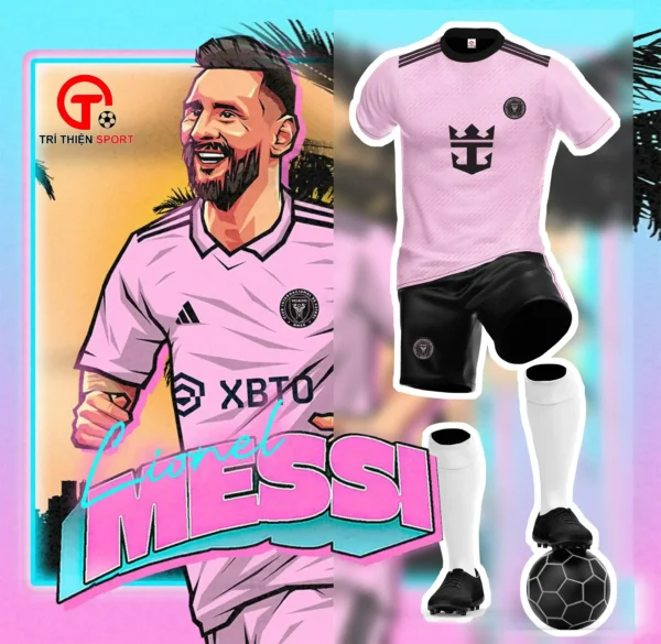 gam màu pastel nhẹ nhàng thư giãn, inter miami màu hồng pastel