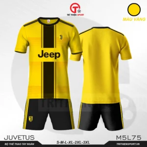 áo thể thao câu lạc bộ juvetus màu vàng