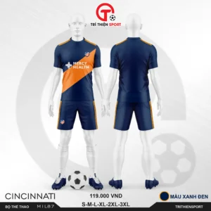 bộ thể thao CLB Cincinnati màu xanh đen