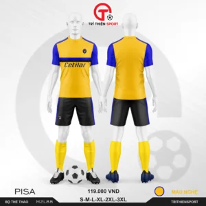 bộ thể thao CLB Pisa màu vàng