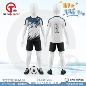bộ thể thao CLB Tottenham màu trắng